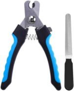 Pet Nail Clippers for Dogs and Cats with Safety Guard (Blue)